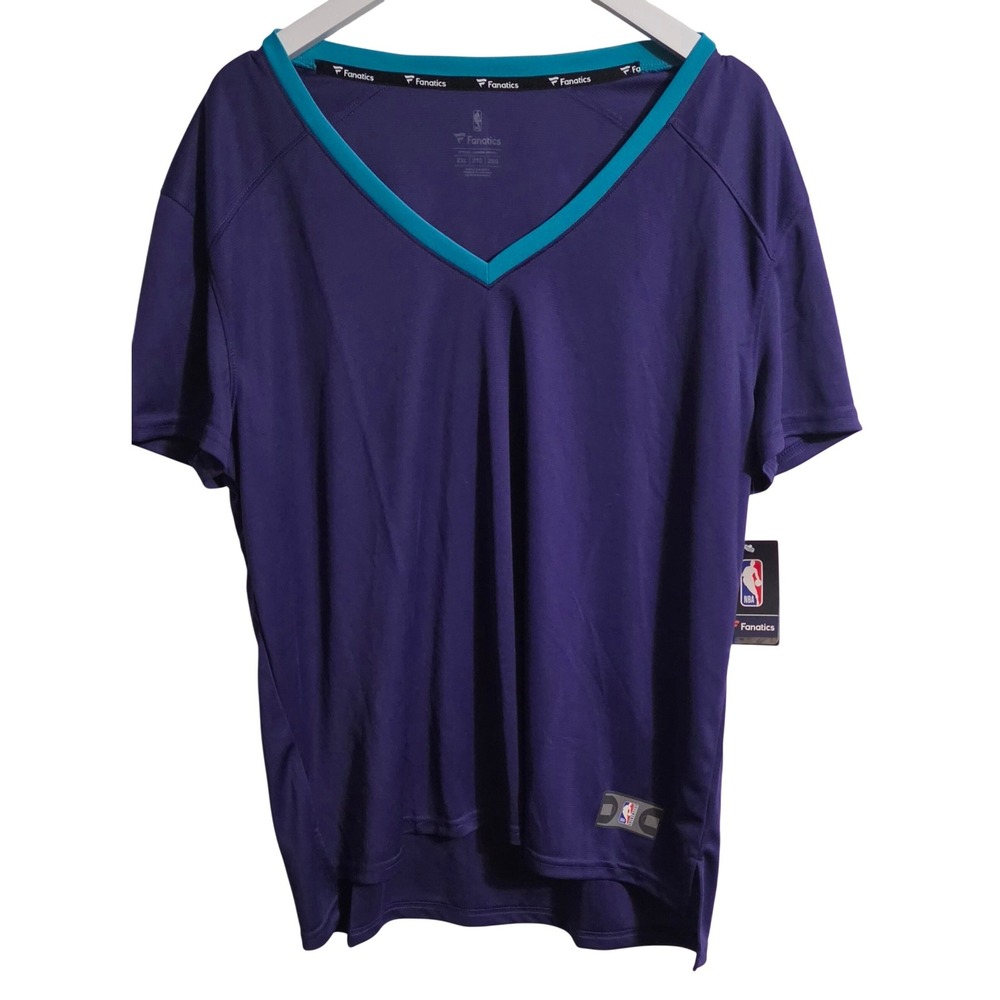 Fanatics FastBreak Alt Jersey Womens 2XL Purple New NBA Hornets New Orchid